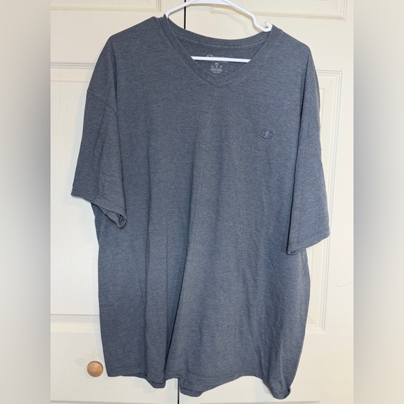 Champion Other - Champion Men's XXL Dark Gray V-Neck T-shirt